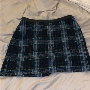 The Limited plaid mini skirt